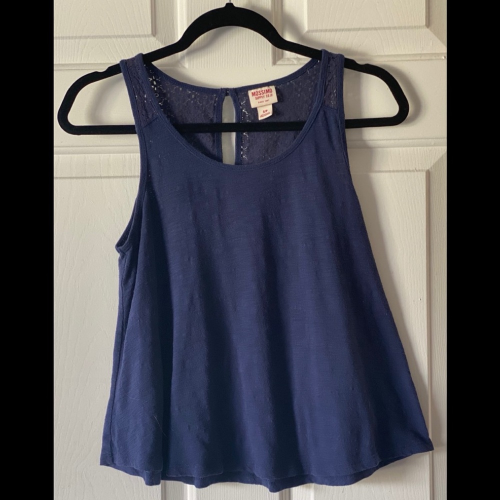 Blue tank